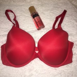 PINK Red Bra ❤️